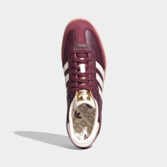 adidas Originals Samba OG Maroon Cream White Women's Size ID0477 - Picture 10 of 11